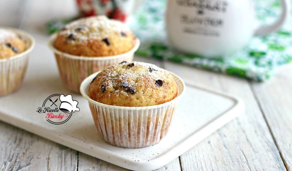 MUFFIN ALLA BANANA E CIOCCOLATO BIMBY