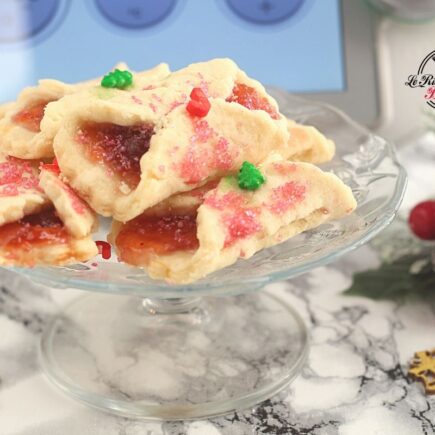 BISCOTTO FIOCCHETTO DI NATALE BIMBY alla marmellata