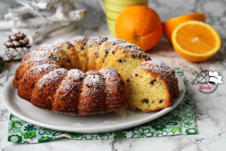 CIAMBELLA ALL'ARANCIA E CIOCCOLATO BIMBY