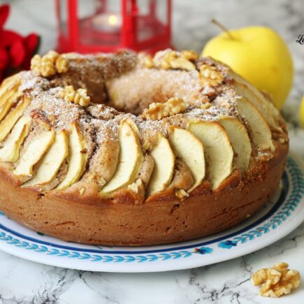CIAMBELLA DI MELE E NOCI BIMBY
