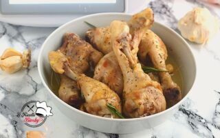COSCE DI POLLO ALL'AGLIO RICETTA BIMBY