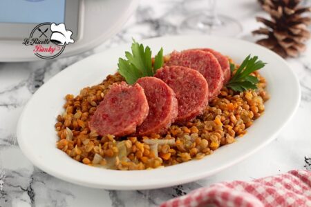 COTECHINO E LENTICCHIE RICETTA BIMBY