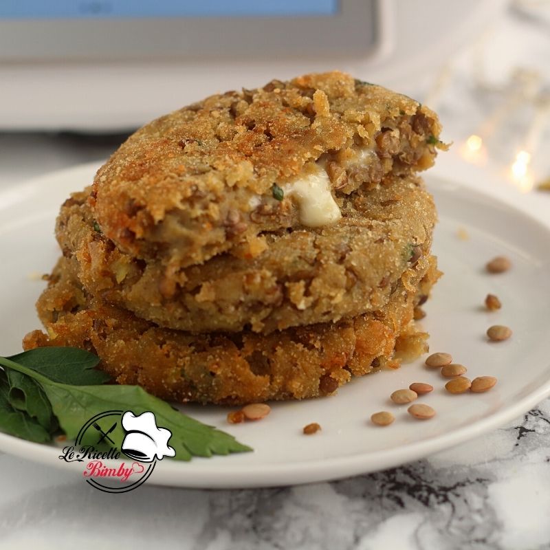 COTOLETTE DI LENTICCHIE FILANTI BIMBY