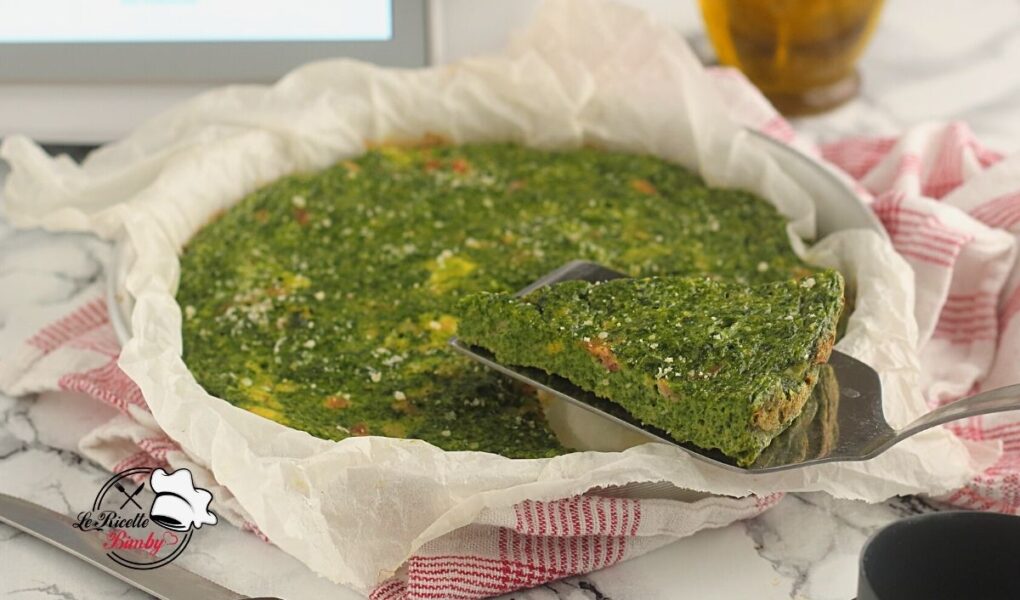FRITTATA DI SPINACI E PROSCIUTTO COTTO BIMBY