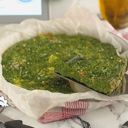 FRITTATA DI SPINACI E PROSCIUTTO COTTO BIMBY