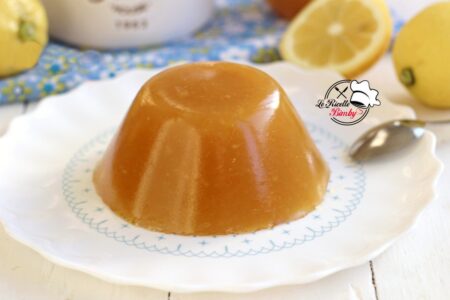 GELATINA AL LIMONE E ZENZERO BIMBY