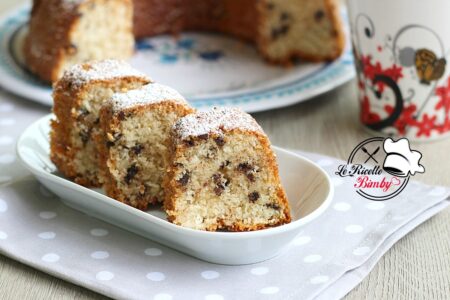 CIAMBELLA AL COCCO YOGURT E CIOCCOLATO