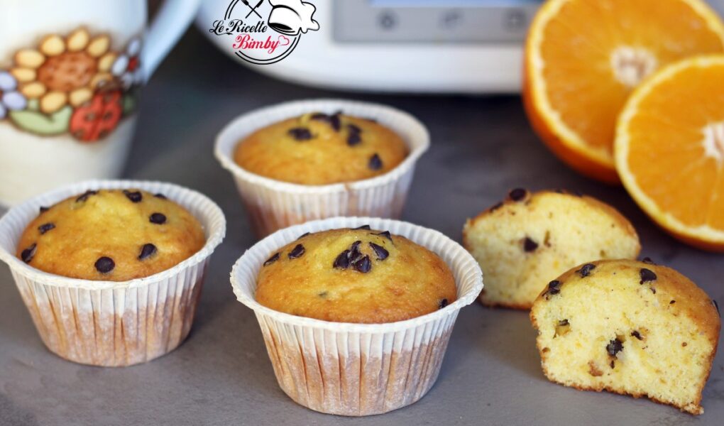 MUFFIN ALL'ARANCIA E CIOCCOLATO BIMBY