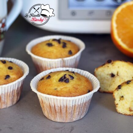 MUFFIN ALL'ARANCIA E CIOCCOLATO BIMBY