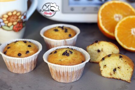 MUFFIN ALL'ARANCIA E CIOCCOLATO BIMBY
