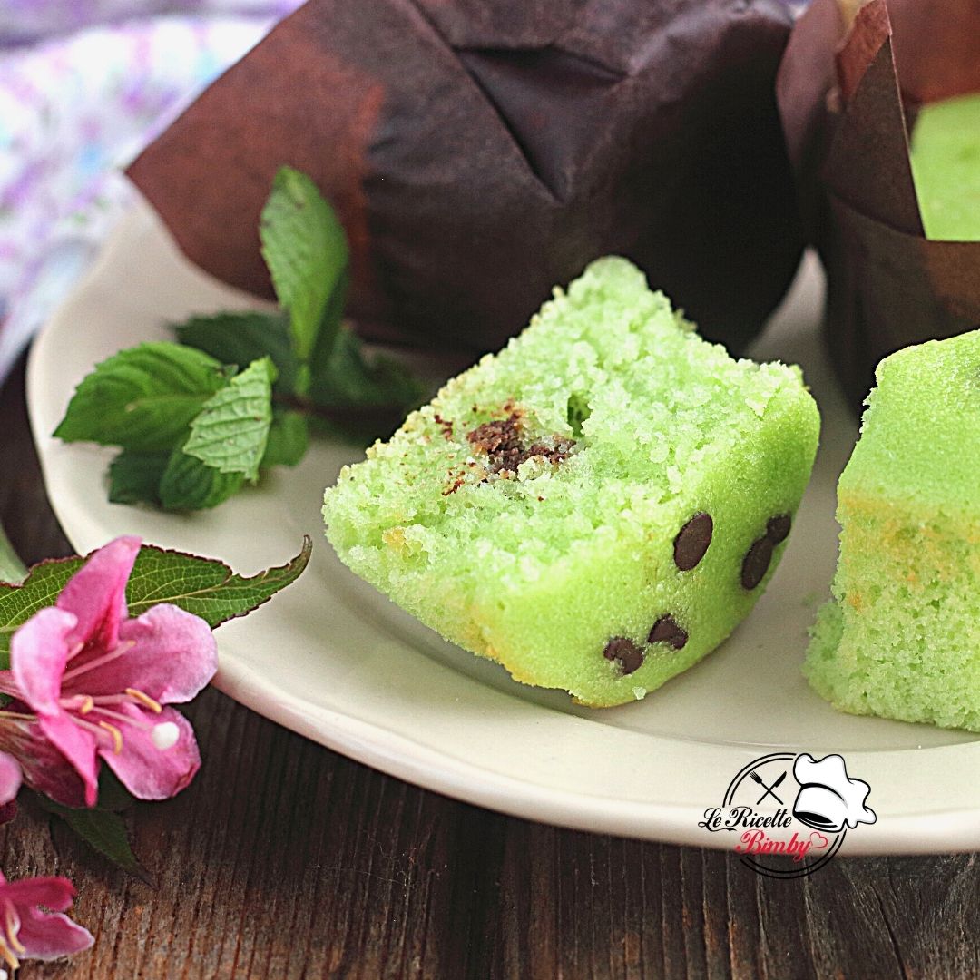MUFFIN MENTA E GOCCE DI CIOCCOLATO BIMBY