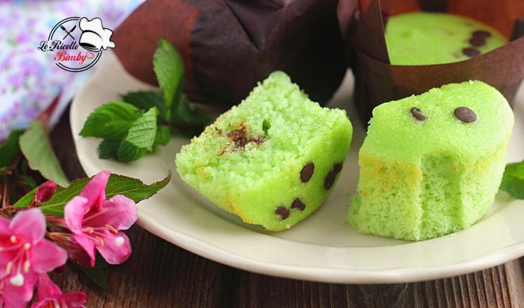 MUFFIN MENTA E GOCCE DI CIOCCOLATO BIMBY