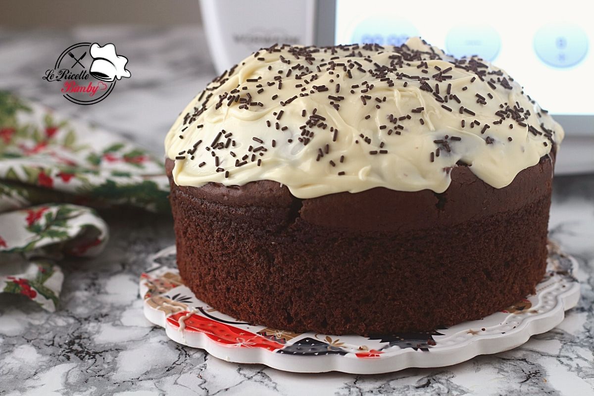 TORTA PANETTONE CIOCCOLATO CAFF&Egrave; BIMBY