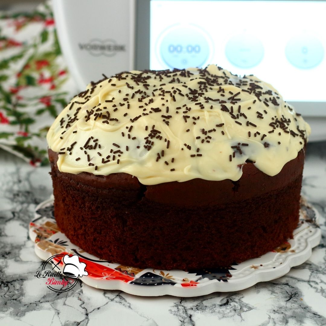 TORTA PANETTONE CIOCCOLATO CAFF&Egrave; BIMBY