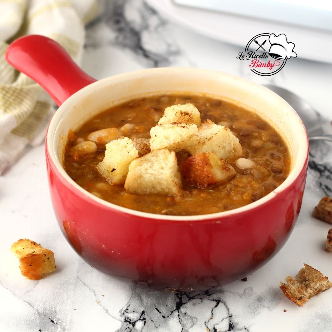 ZUPPA DI LEGUMI VELOCE RICETTA BIMBY