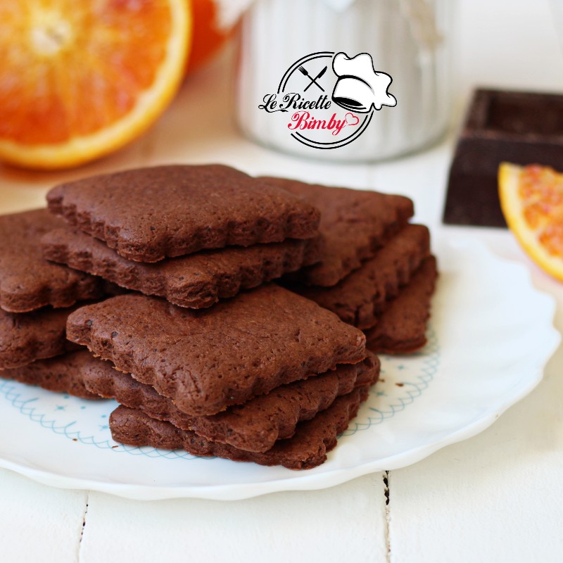 BISCOTTI ALL'ARANCIA E CIOCCOLATO BIMBY