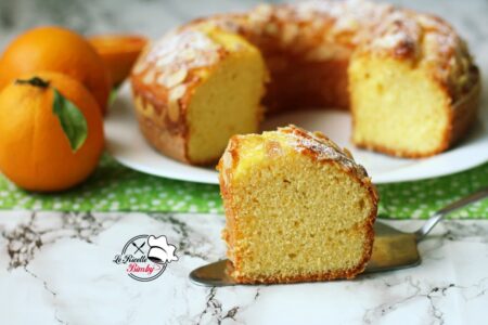 CIAMBELLA ALL'ARANCIA E MANDORLE BIMBY