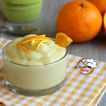 CREMA ALL’ARANCIA SENZA LATTOSIO BIMBY