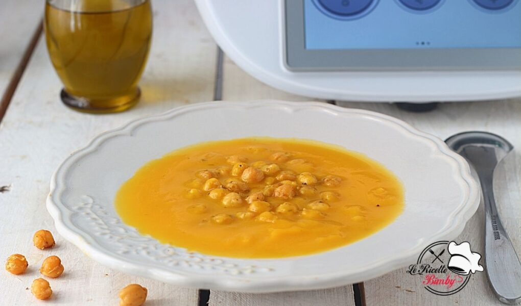 CREMA DI ZUCCA BIMBY CON CECI ARROSTITI