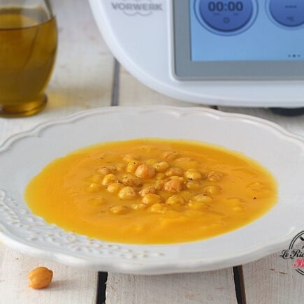 CREMA DI ZUCCA BIMBY CON CECI ARROSTITI