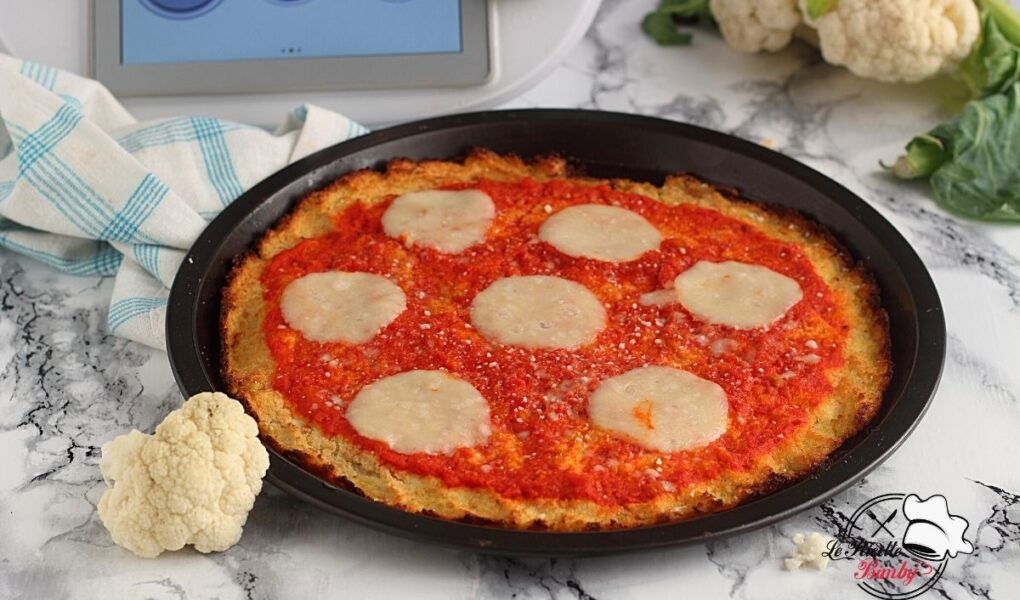 FINTA PIZZA DI CAVOLFIORE BIMBY