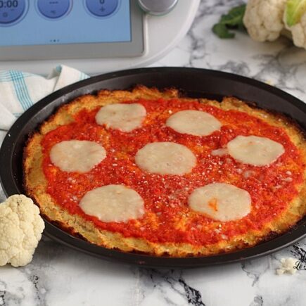 FINTA PIZZA DI CAVOLFIORE BIMBY