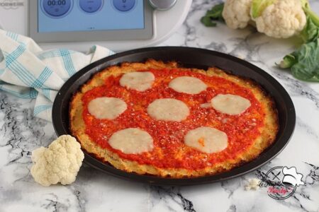 FINTA PIZZA DI CAVOLFIORE BIMBY
