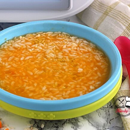 MINESTRA DI RISO E ZUCCA BIMBY PER BAMBINI