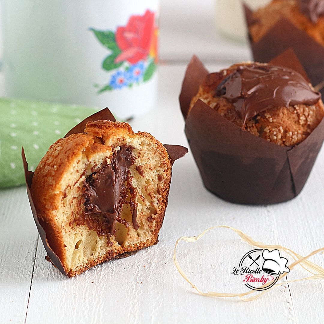 MUFFIN AL CUORE DI NUTELLA BIMBY