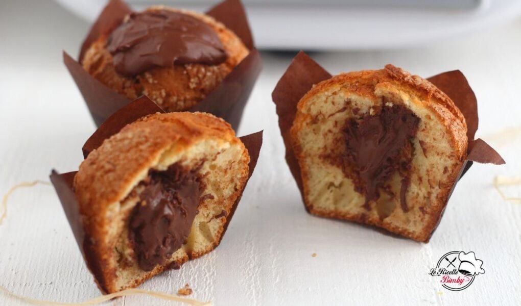 MUFFIN AL CUORE DI NUTELLA BIMBY