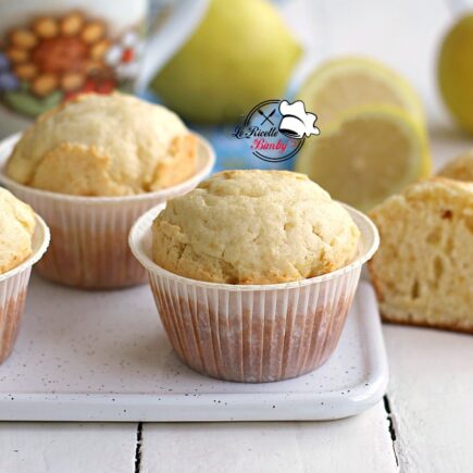 MUFFIN AL LIMONE E MASCARPONE BIMBY