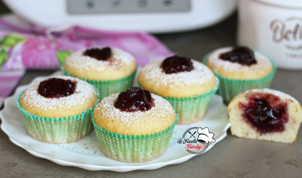 MUFFIN CUOR DI MARMELLATA BIMBY