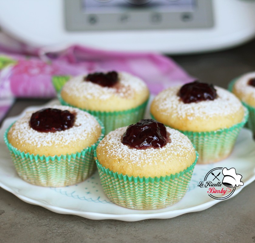 MUFFIN CUOR DI MARMELLATA BIMBY MUFFIN CUOR DI MARMELLATA BIMBY