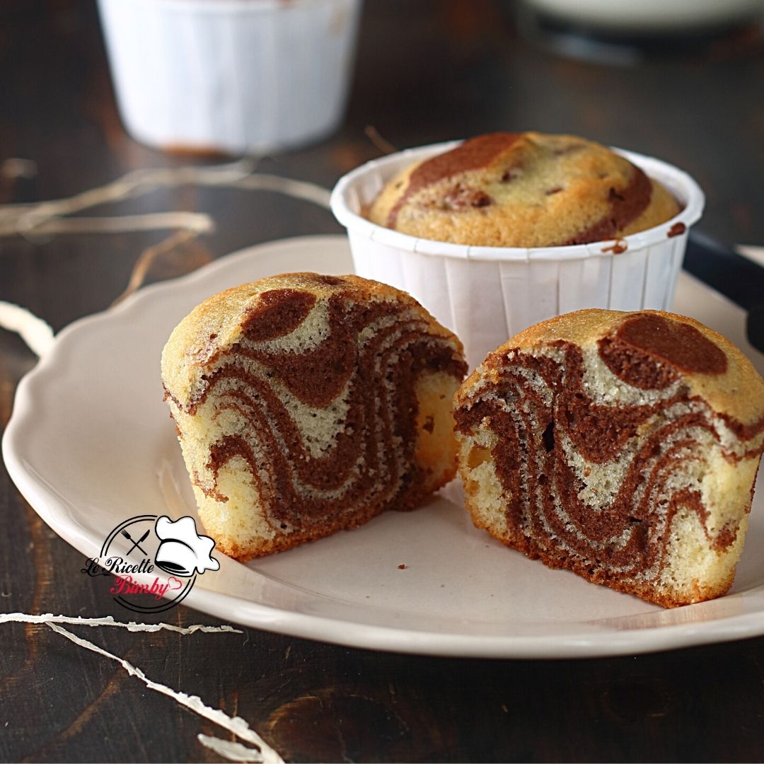 MUFFINS ZEBRATI SENZA BURRO RICETTA BIMBY