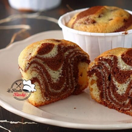 MUFFINS ZEBRATI SENZA BURRO RICETTA BIMBY