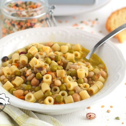 PASTA CON LEGUMI VELOCE BIMBY