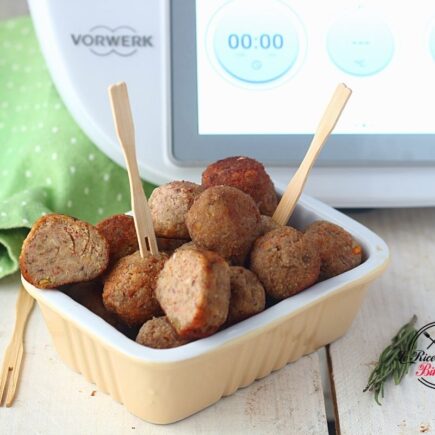 POLPETTE DI COTECHINO E LENTICCHIE BIMBY