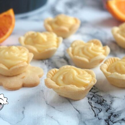 CESTINI CON CREMA ALL'ARANCIA