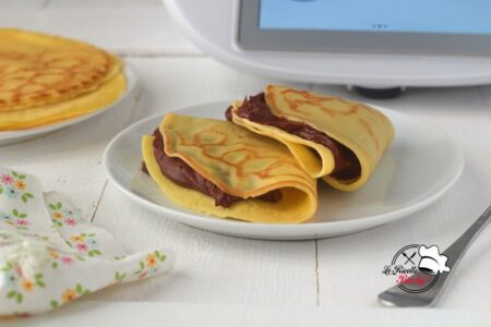 CREPES CON CREMA AL CIOCCOLATO RICETTA BIMBY