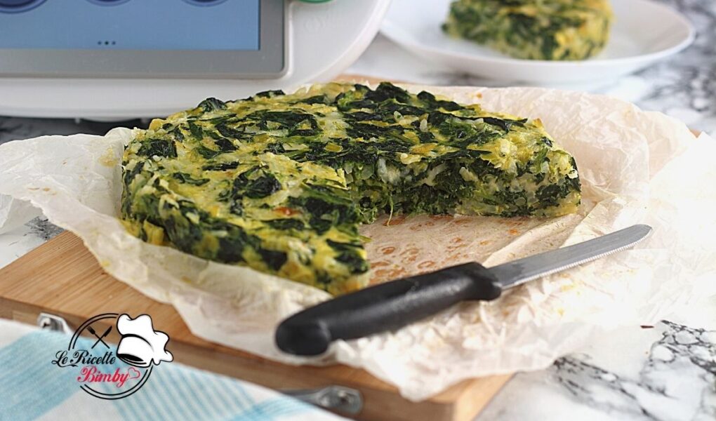 FRITTATA DI RISO E SPINACI AL FORNO BIMBY