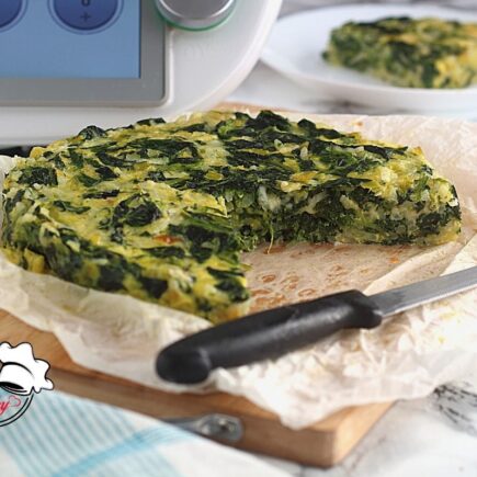 FRITTATA DI RISO E SPINACI AL FORNO BIMBY