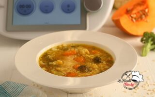 MINESTRA DI RISO ZUCCA BROCCOLI E CAVOLFIORI BIMBY
