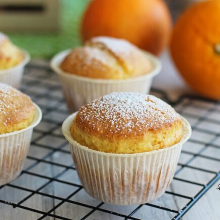 MUFFIN ALL'ARANCIA FRULLATA BIMBY