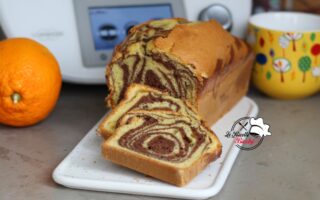 PLUMCAKE BICOLORE ALL'ARANCIA BIMBY