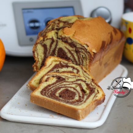 PLUMCAKE BICOLORE ALL'ARANCIA BIMBY