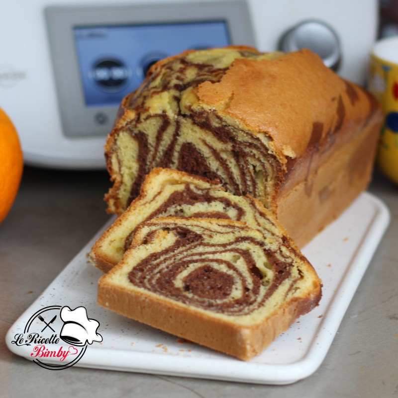 PLUMCAKE BICOLORE ALL'ARANCIA BIMBY