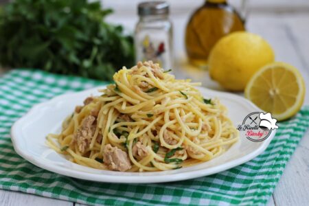 SPAGHETTI AL TONNO E LIMONE BIMBY
