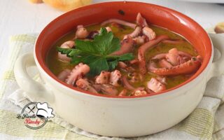 SUGO CON MOSCARDINI IN BIANCO CON IL BIMBY