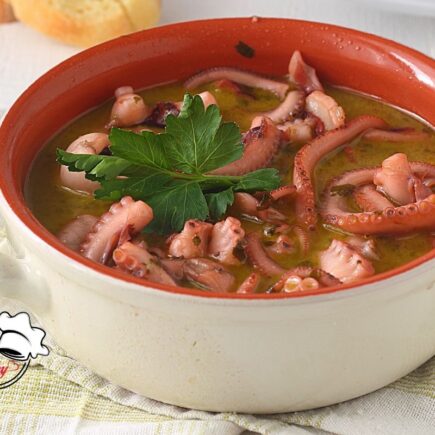SUGO CON MOSCARDINI IN BIANCO CON IL BIMBY