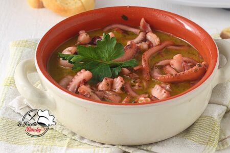 SUGO CON MOSCARDINI IN BIANCO CON IL BIMBY